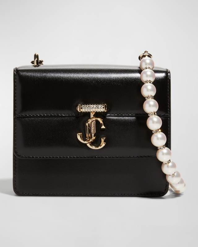 Varenne XS Pearly Flap Leather Shoulder Bag
